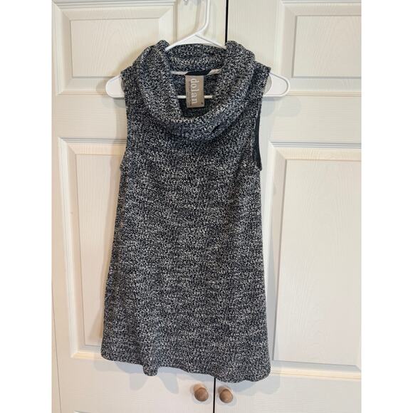 Anthropologie Sleeveless Cowl Neck Knit Tank Top Sleeveless  Gray - Picture 4 of 8